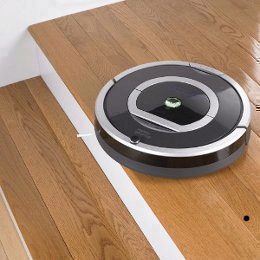 Cliff-Detect-System des Roomba 782 Saugroboters