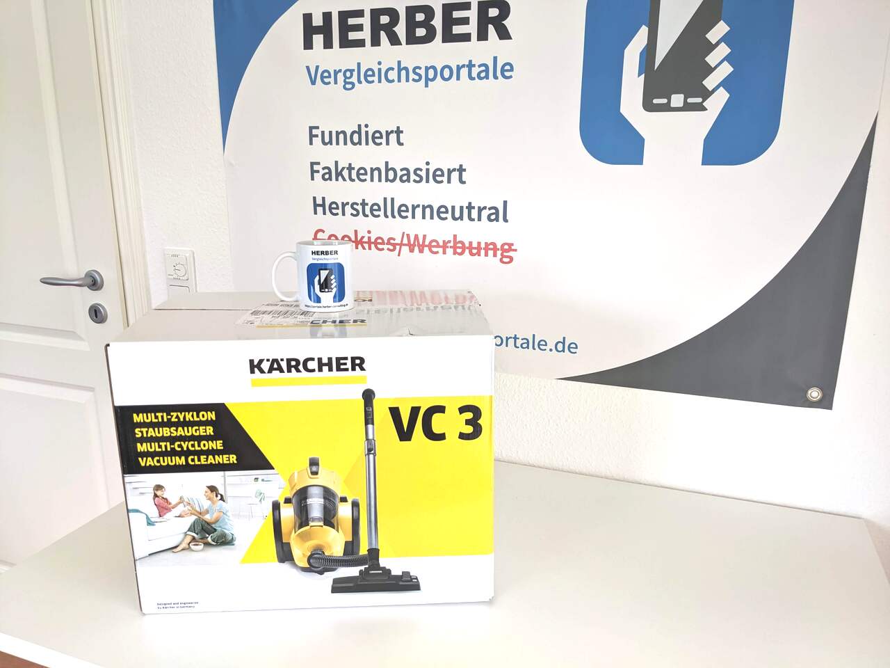 Kärcher VC3: Verpackung Kärcher VC3