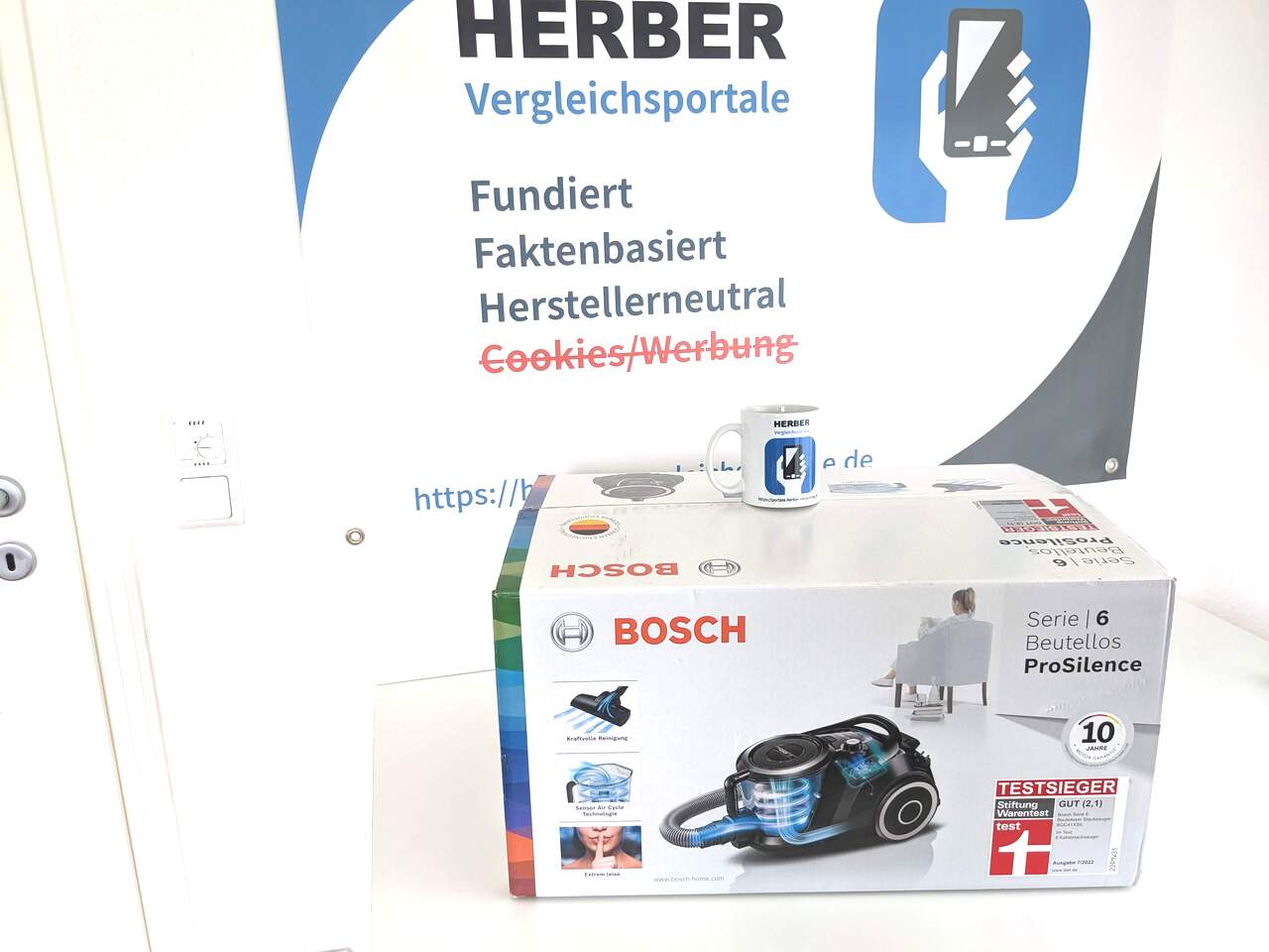 Bosch BGC41XSIL: Bosch BGC41XSIL - Testsieger der Stiftung Warentest 